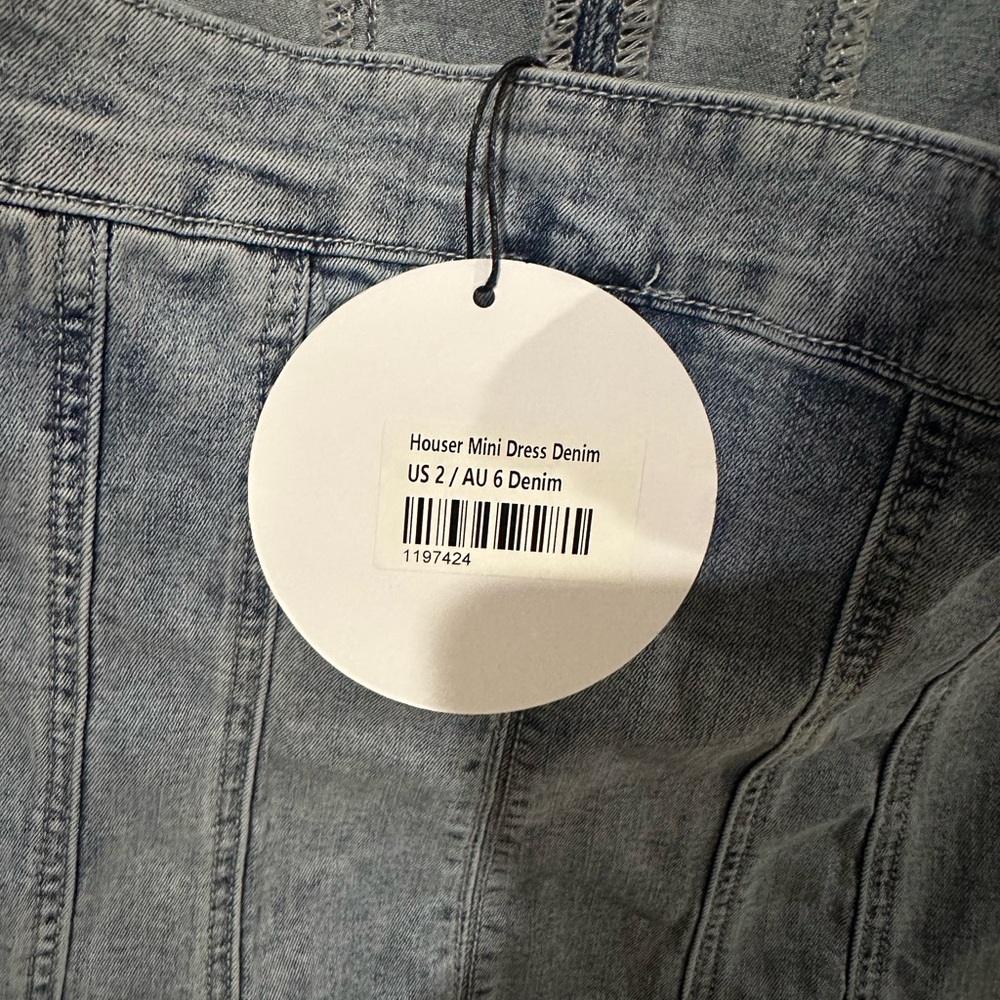 Princess Polly Houser Mini Denim Dress - Picture 7 of 7